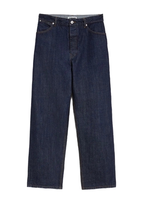 Jil Sander logo-patch jeans - Blue