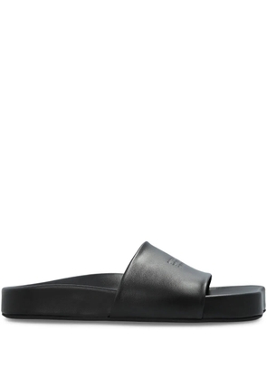 MM6 Maison Margiela Numbers-motif slides - Black