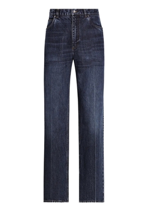 Dolce & Gabbana embroidered loose-fit jeans - Blue