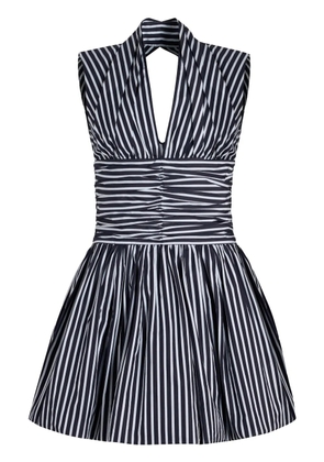 Patou open-back minidress - Blue