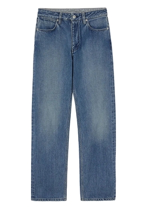 Jil Sander logo-appliqué straight-leg jeans - Blue