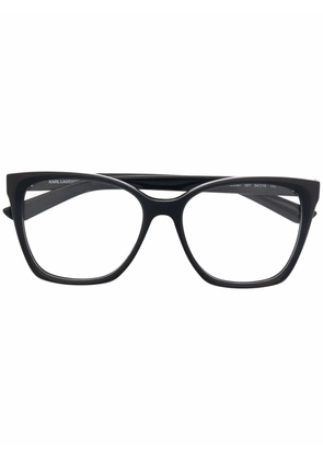 Karl Lagerfeld square frame glasses - Black