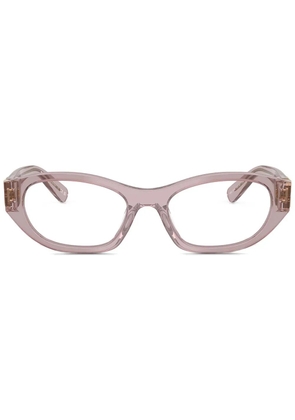 Miu Miu Eyewear oval-frame glasses - Neutrals