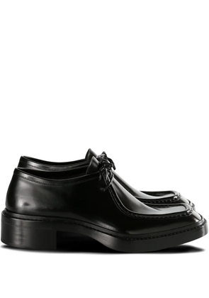 Saint Laurent lace-up leather derby shoes - Black