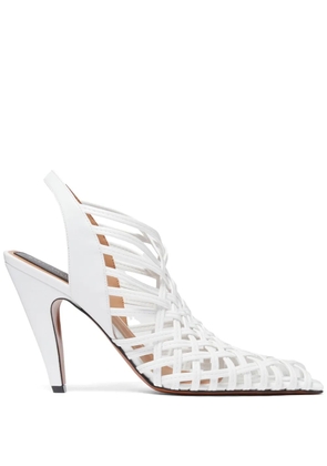 Stella McCartney 95mm square-toe sandals - White
