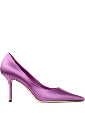 Jimmy Choo 85mm Love pointed-toe pumps - Purple