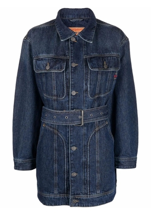 Diesel De-Flaminia belted denim jacket - Blue