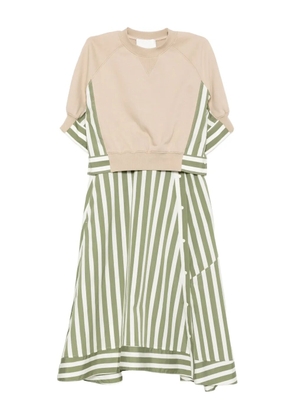 3.1 Phillip Lim striped combo dress - Neutrals