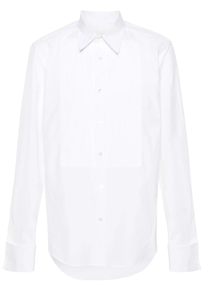 Lanvin pintuck-detail cotton shirt - White