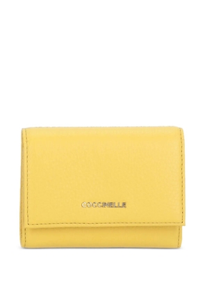 Coccinelle Metallic Soft leather wallet - Yellow