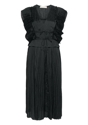 Ulla Johnson Letty pleated midi dress - Black