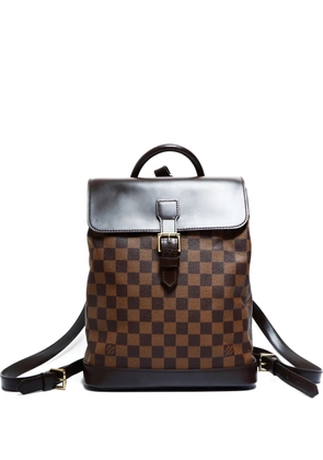 Louis Vuitton Pre-Owned 2003 Damier Soho backpack - Brown