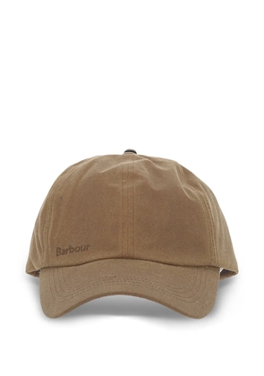 Barbour tonal-logo baseball cap - Brown