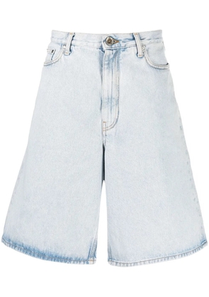 Off-White Single Arrow skate denim shorts - Blue