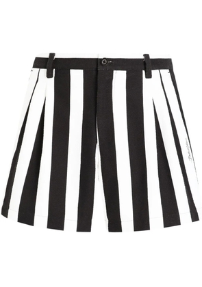 Dolce & Gabbana striped shorts - White