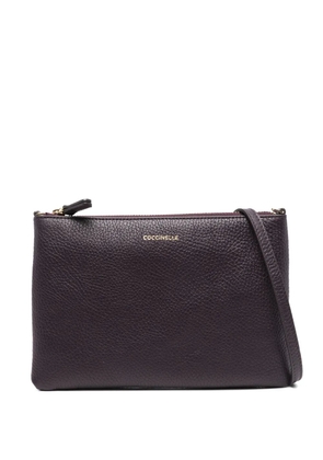 Coccinelle leather crossbody bag - Purple