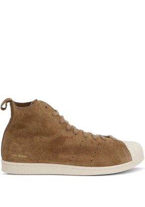 adidas suede high-top sneakers - Brown