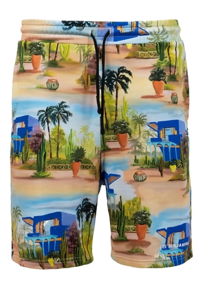 Les Benjamins printed shorts - Neutrals