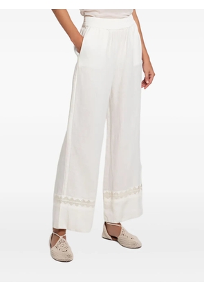 GREEK ARCHAIC KORI embroidered trousers - Neutrals