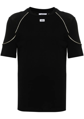 GCDS Comma cotton T-shirt - Black