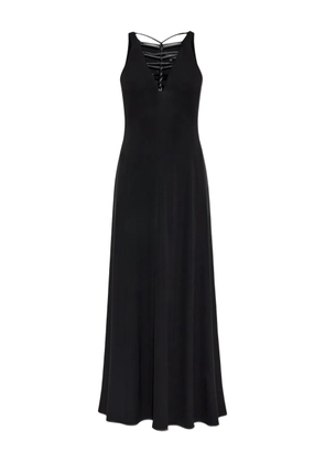 Emporio Armani V-neck maxi dress - Black