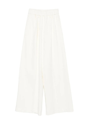 Forte Forte elastic-waist trousers - Neutrals