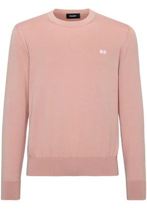 DSQUARED2 logo-embroidered jumper - Pink