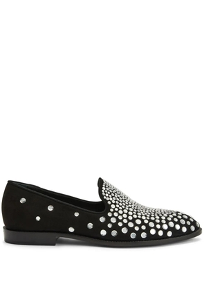 Giuseppe Zanotti Peghasus crystal-embellished loafers - Black