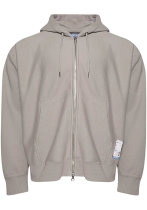Maison MIHARA YASUHIRO logo-patch hoodie - Grey