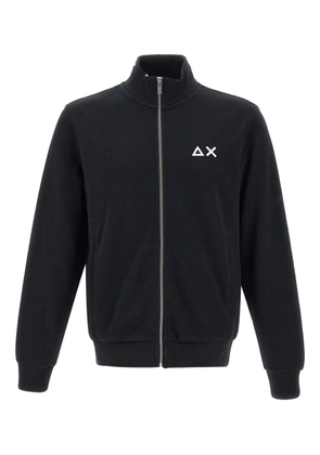 Sun68 zip-up cotton sweatshirt - Black