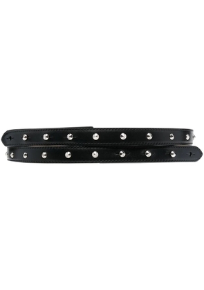 Alexander McQueen studded leather belt - Black