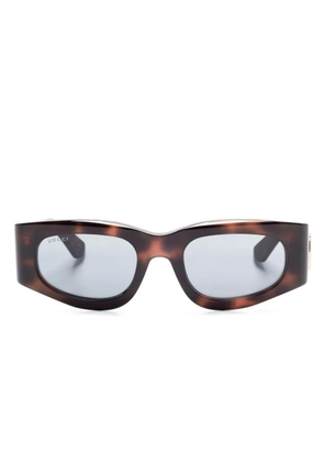 Gucci Eyewear rectangle-frame sunglasses - Brown