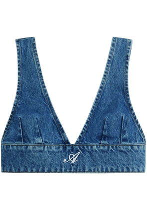 Axel Arigato Jules denim bra top - Blue