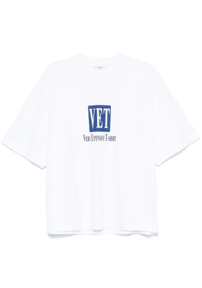 VETEMENTS slogan-print T-shirt - White