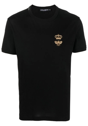 Dolce & Gabbana motif-detail T-shirt - Black