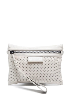 Bottega Veneta Pre-Owned 2010-2020 small perforated clutch bag - Neutrals