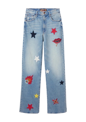 La DoubleJ x Mother The Maven Sneak jeans - Blue