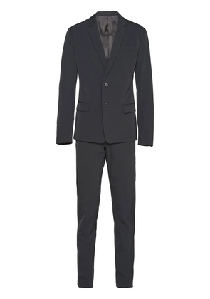 Prada single-breasted techno suit - Black