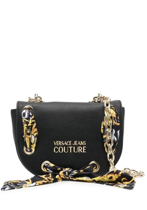 Versace Jeans Couture scarf-detail crossbody bag - Black