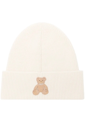 Palm Angels Bear In Mind beanie - White