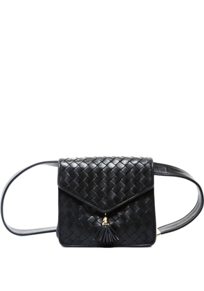 Bottega Veneta Pre-Owned 1980-1990 Intrecciato cross body bag - Black