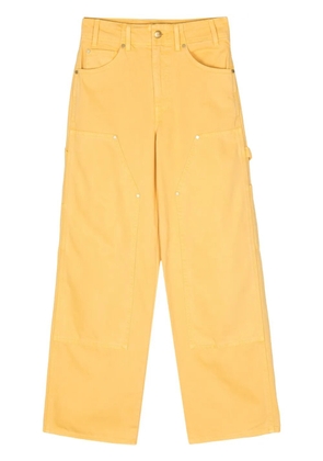 Ulla Johnson high-rise straight-leg jeans - Yellow
