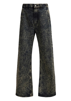 Marni distressed-effect wide-leg jeans - Grey