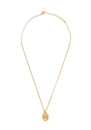 Christian Dior Pre-Owned CD logo necklace - Gold