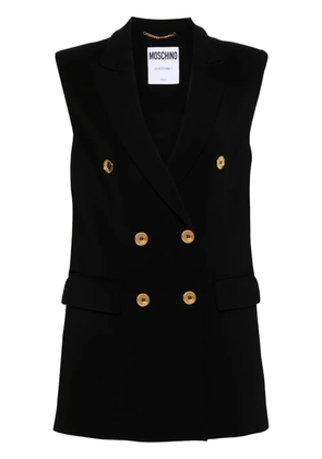 Moschino blazer-style gilet - Black