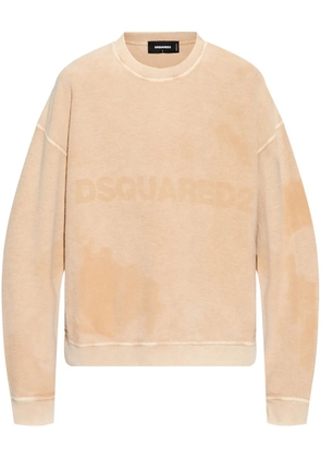 DSQUARED2 logo-print sweatshirt - Neutrals