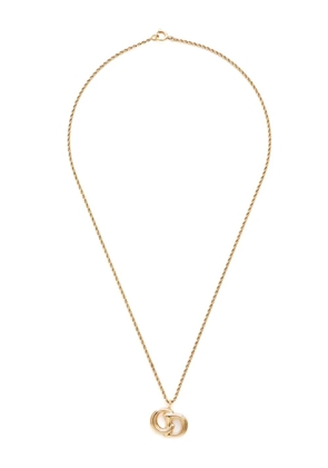 Christian Dior Pre-Owned 2000s CD-pendant necklace - Gold