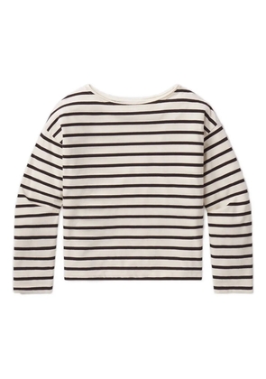 Citizens of Humanity boat-neck striped T-shirt - Neutrals