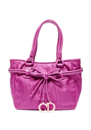 Christian Dior Pre-Owned 2008 bow-detail tote bag - Pink