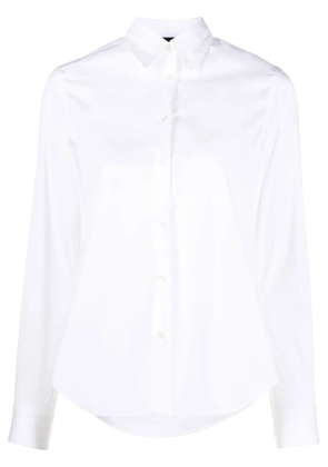 ASPESI button-up curved-hem shirt - White